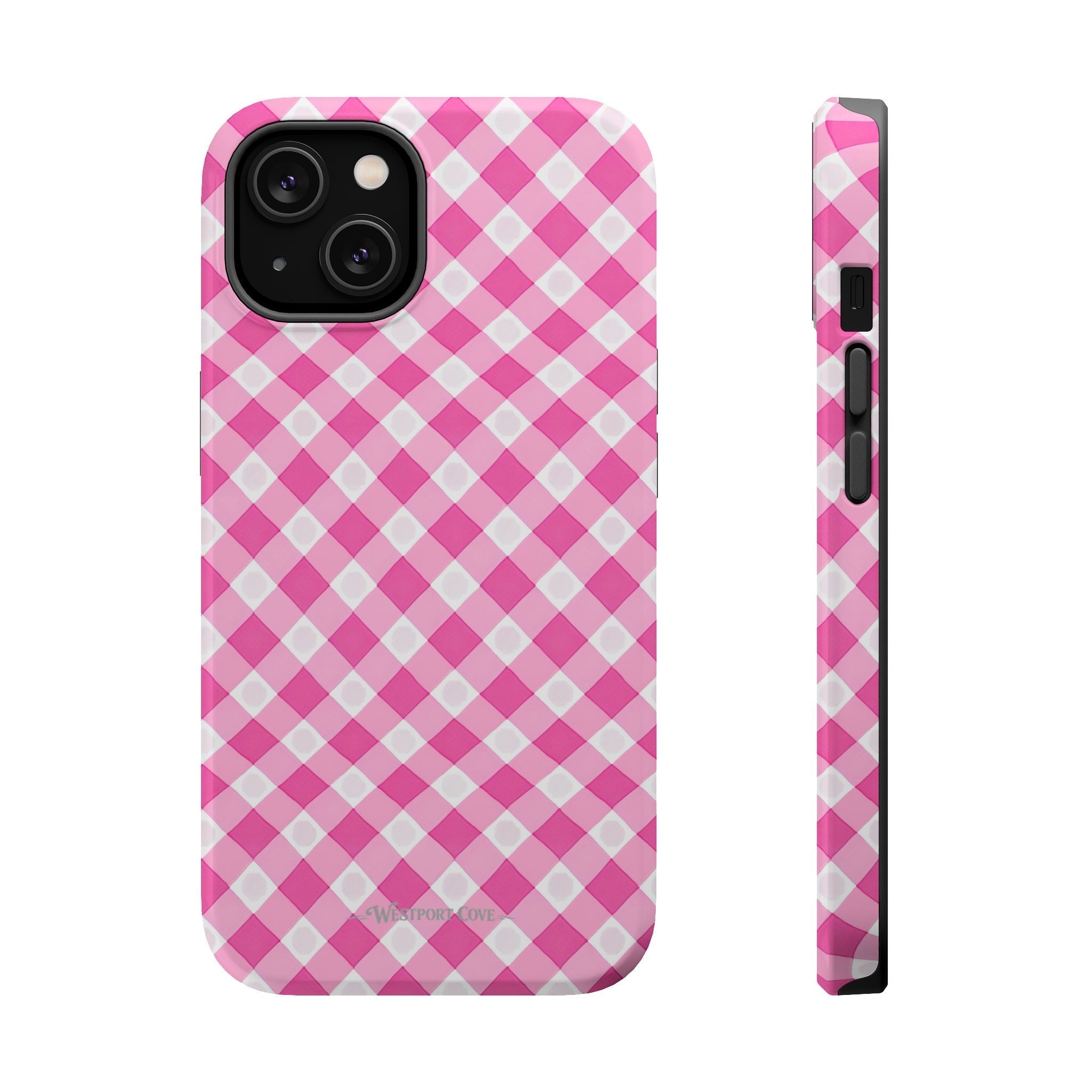 Pink Gingham - Extreme Phone Case - Westport Cove