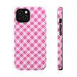 Pink Gingham - Extreme Phone Case - Westport Cove