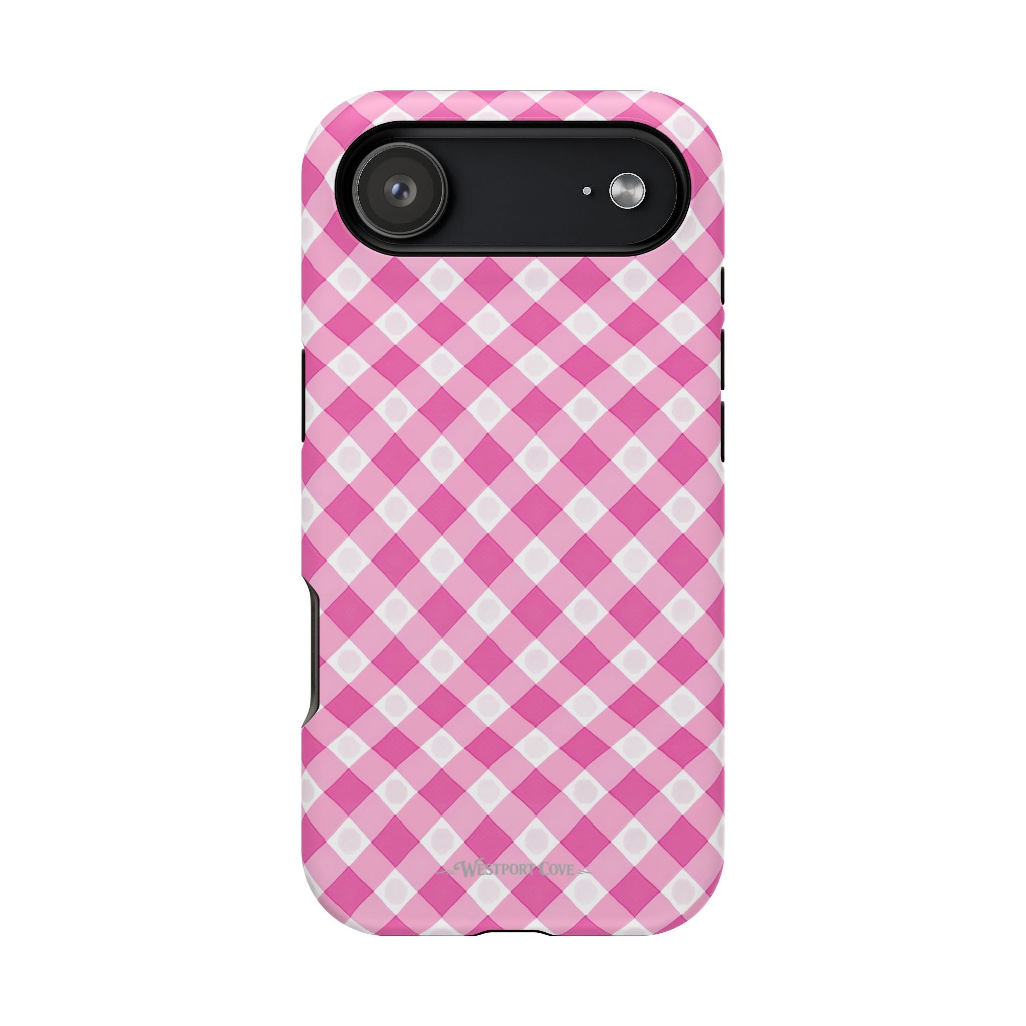 Pink Gingham - Extreme Phone Case - Westport Cove