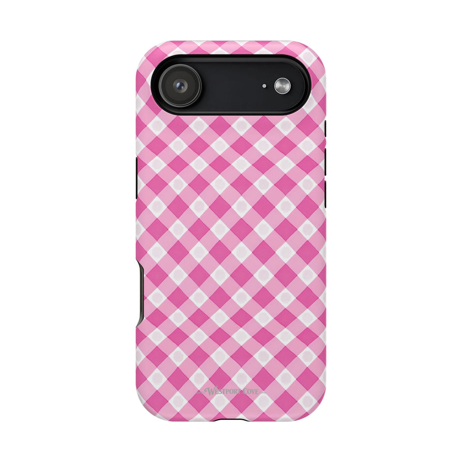 Pink Gingham - Extreme Phone Case - Westport Cove