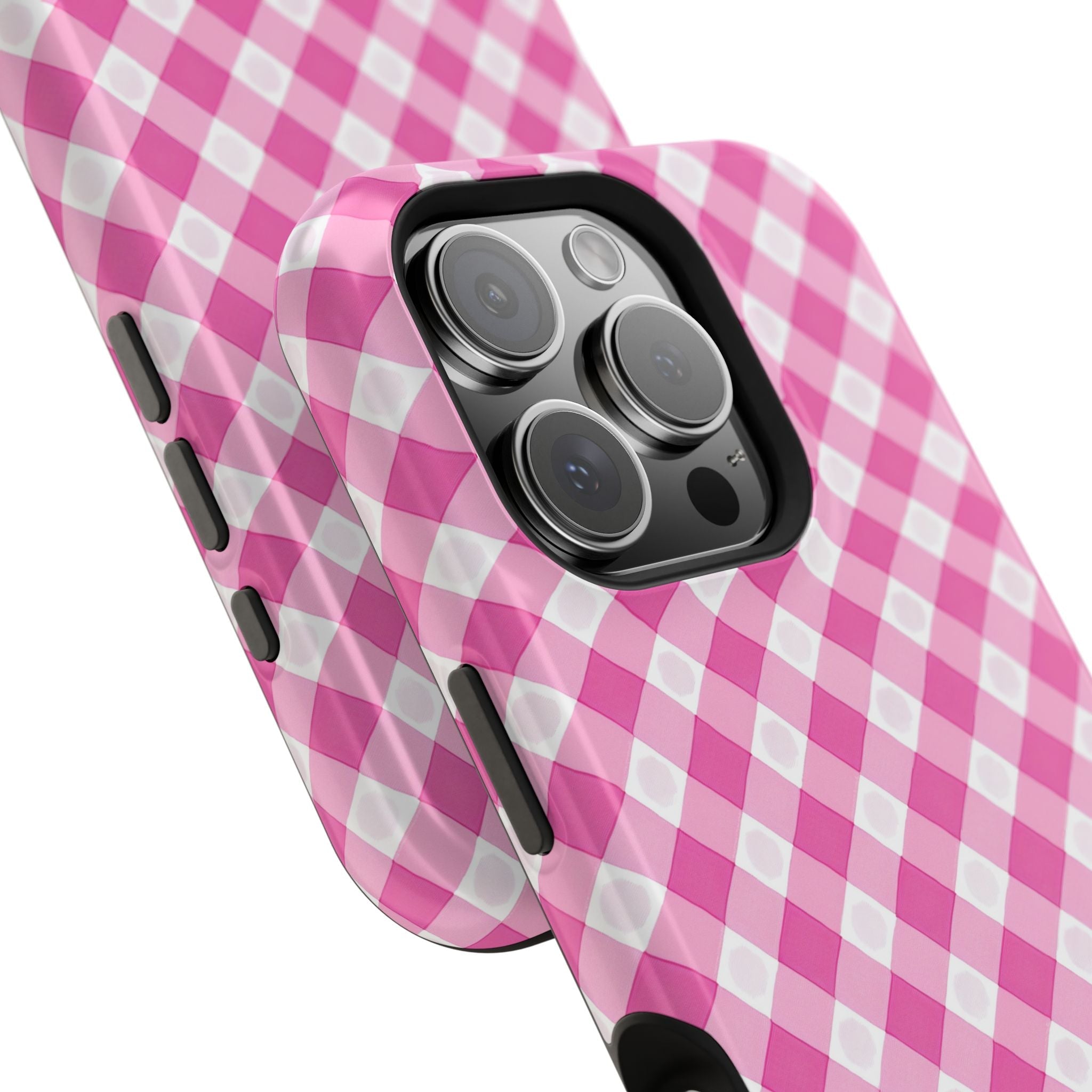 Pink Gingham - Extreme Phone Case - Westport Cove