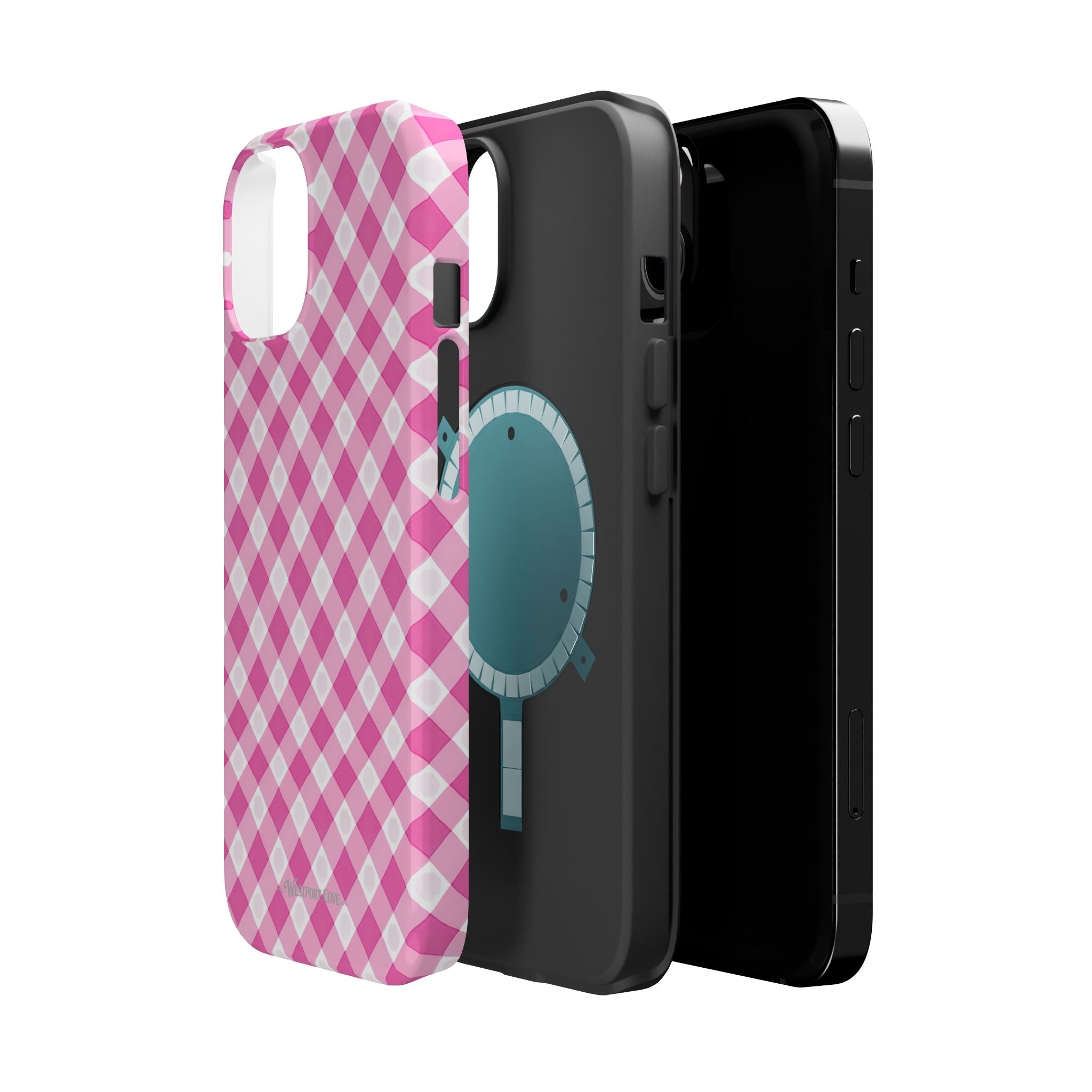 Pink Gingham - Extreme Phone Case - Westport Cove