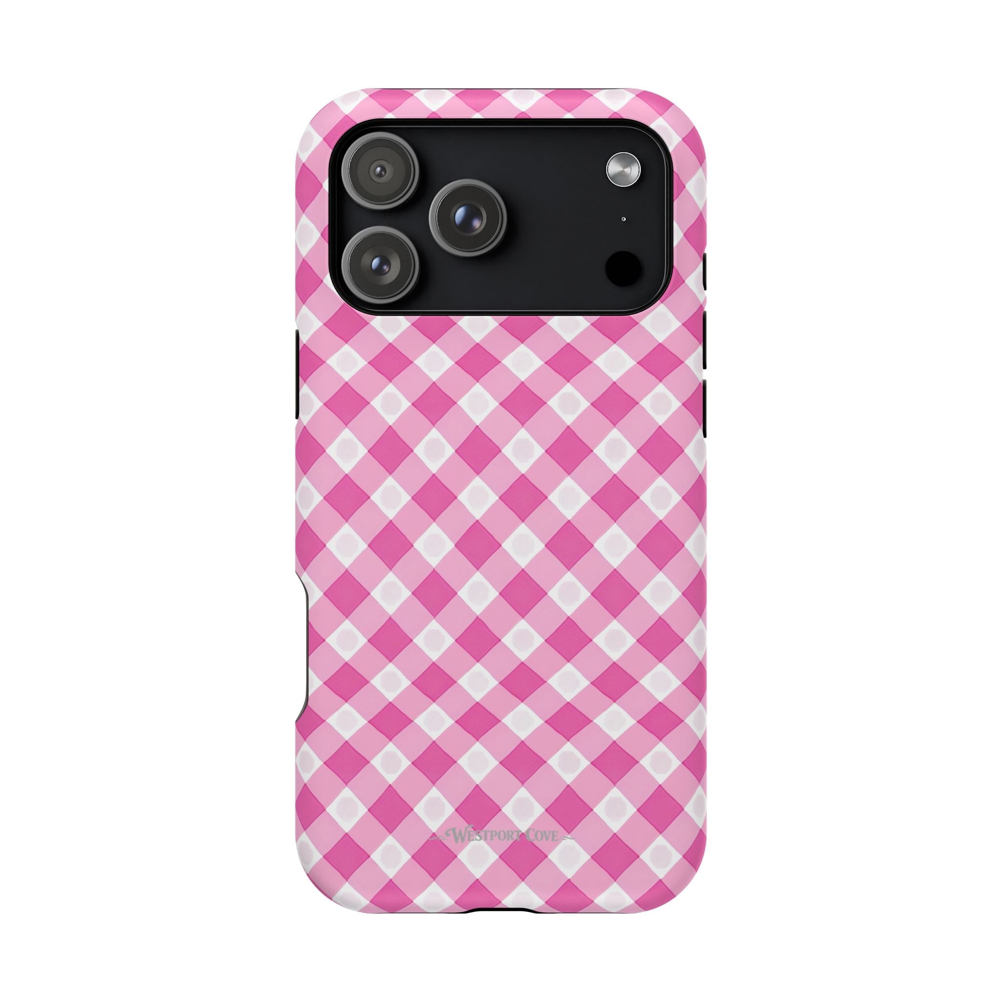 Pink Gingham - Extreme Phone Case - Westport Cove