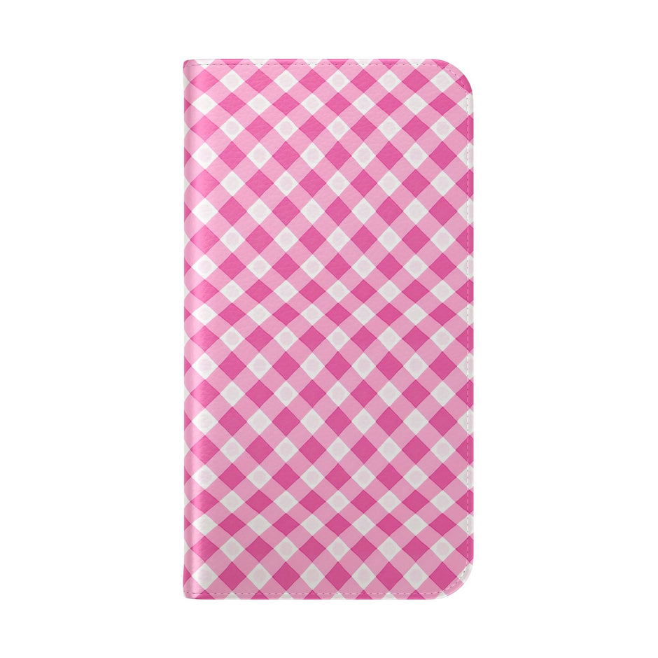 Pink Gingham - Flip Case - Westport Cove