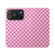 Pink Gingham - Flip Case - Westport Cove