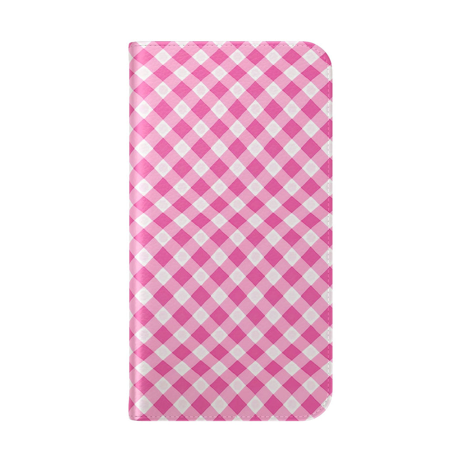 Pink Gingham - Flip Case - Westport Cove