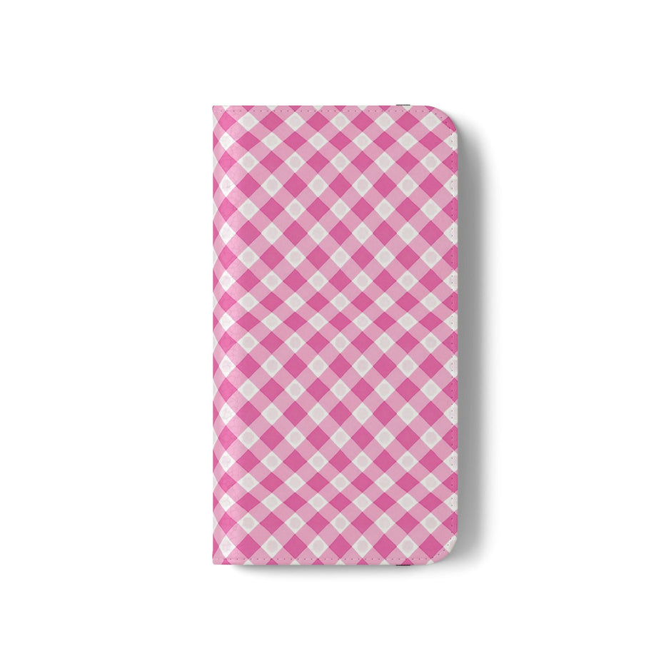 Pink Gingham - Flip Case - Westport Cove