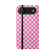 Pink Gingham - Flip Case - Westport Cove