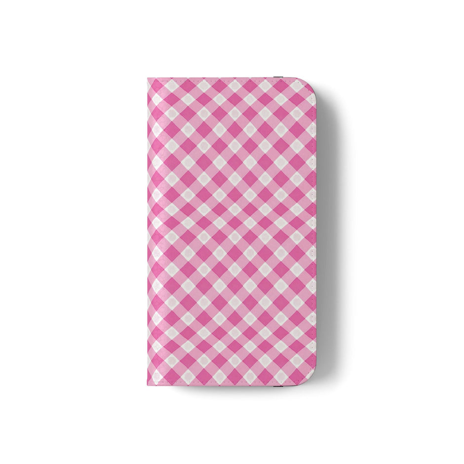 Pink Gingham - Flip Case - Westport Cove