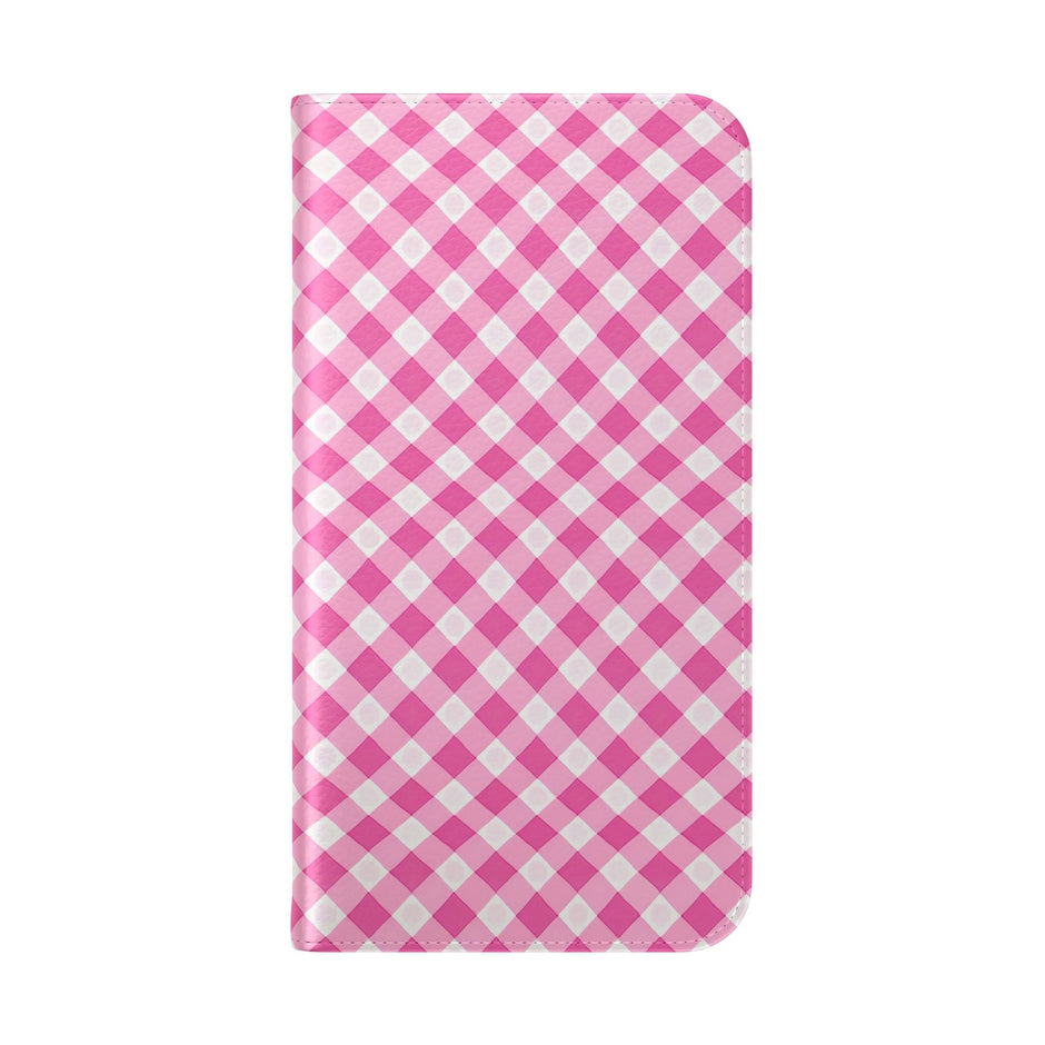 Pink Gingham - Flip Case - Westport Cove