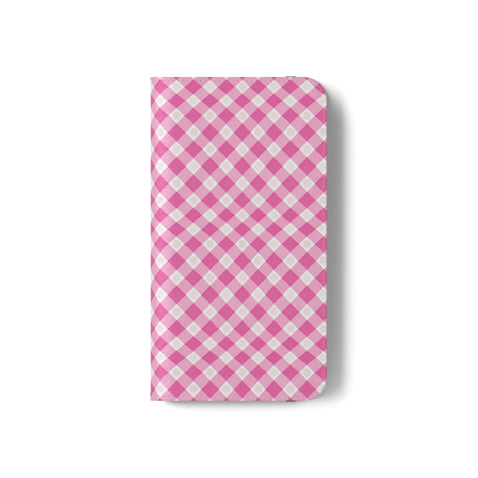 Pink Gingham - Flip Case - Westport Cove