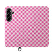 Pink Gingham - Flip Case - Westport Cove