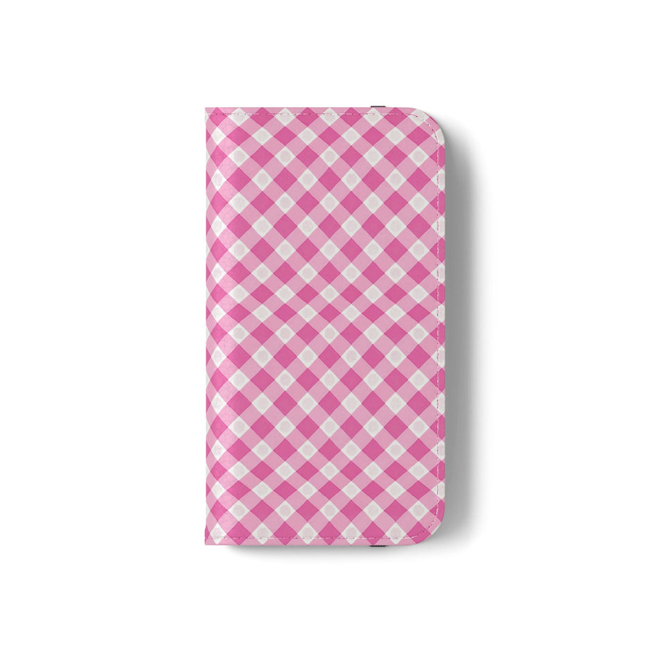 Pink Gingham - Flip Case - Westport Cove