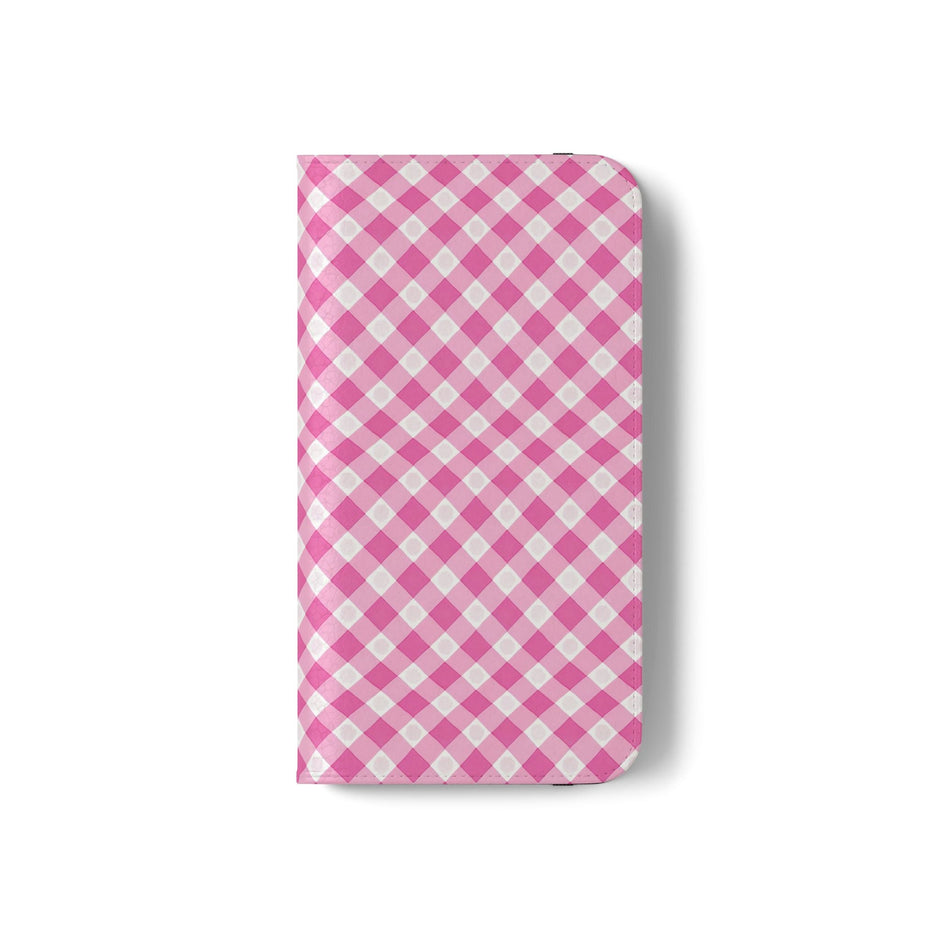 Pink Gingham - Flip Case - Westport Cove