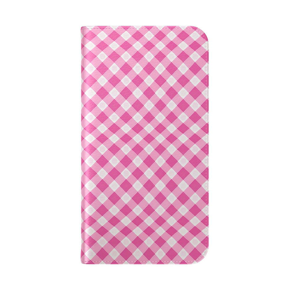 Pink Gingham - Flip Case - Westport Cove