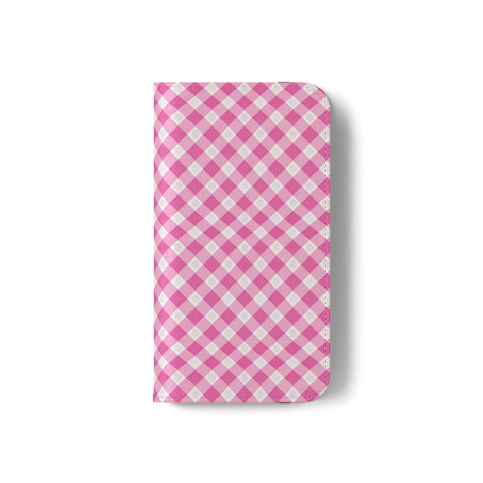 Pink Gingham - Flip Case - Westport Cove