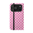 Pink Gingham - Flip Case - Westport Cove