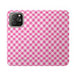 Pink Gingham - Flip Case - Westport Cove
