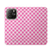 Pink Gingham - Flip Case - Westport Cove