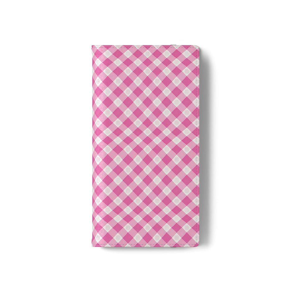 Pink Gingham - Flip Case - Westport Cove