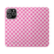 Pink Gingham - Flip Case - Westport Cove