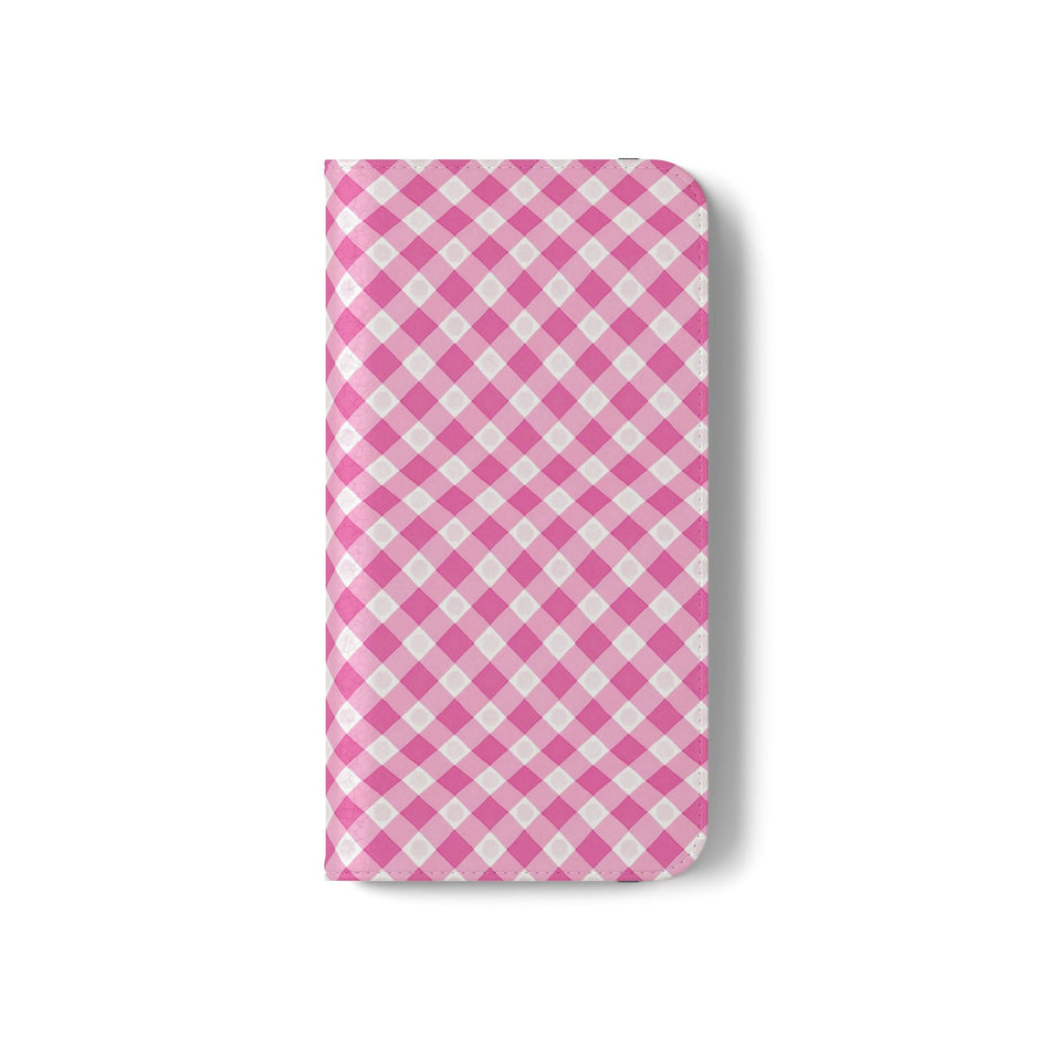 Pink Gingham - Flip Case - Westport Cove