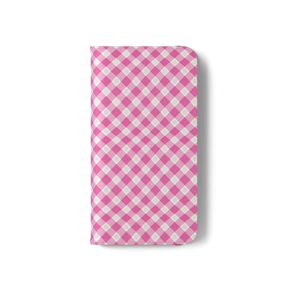 Pink Gingham - Flip Case - Westport Cove