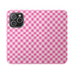 Pink Gingham - Flip Case - Westport Cove
