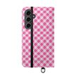 Pink Gingham - Flip Case - Westport Cove