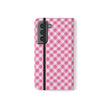 Pink Gingham - Flip Case - Westport Cove