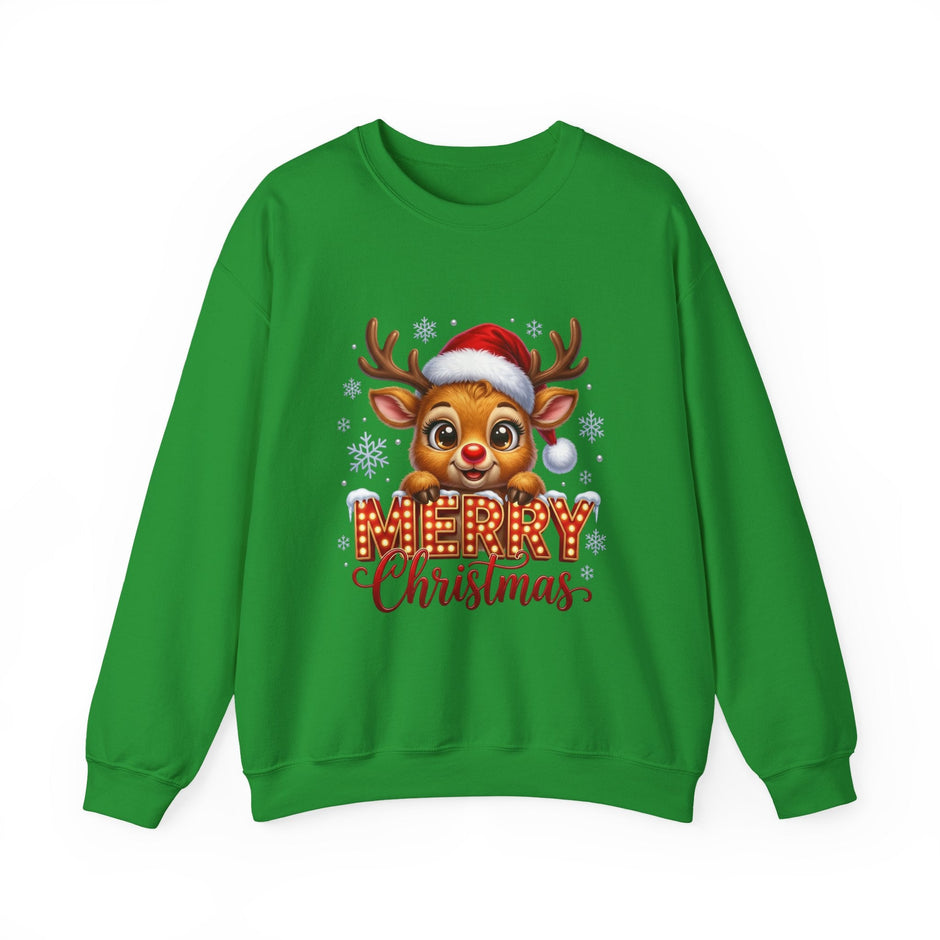 Reindeer Merry Christmas Sweatshirt - Westport Cove