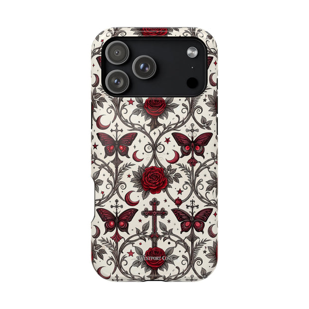 Rose & Butterfly - Extreme MagSafe Phone Case - Westport Cove