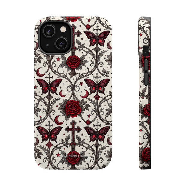 Rose & Butterfly - Extreme MagSafe Phone Case - Westport Cove