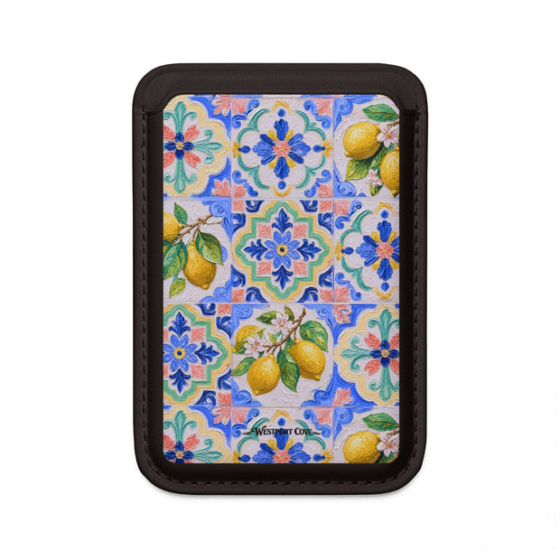 Santorini Lemon - MagSafe Vegan Card Holder - Westport Cove