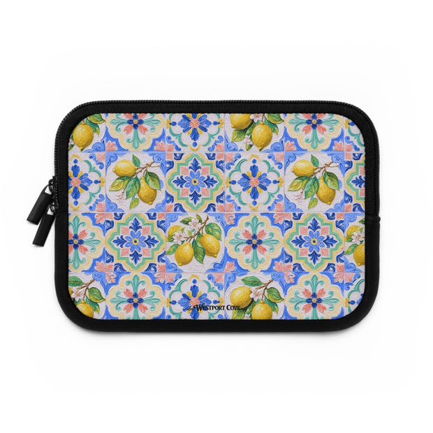 Santorini Lemon - Safe Harbor Laptop Sleeve - Westport Cove