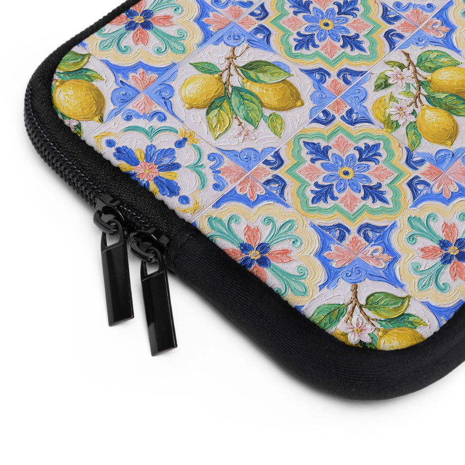 Santorini Lemon - Safe Harbor Laptop Sleeve - Westport Cove