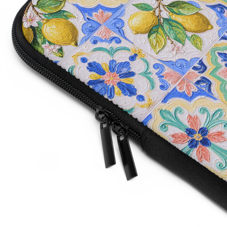 Santorini Lemon - Safe Harbor Laptop Sleeve - Westport Cove