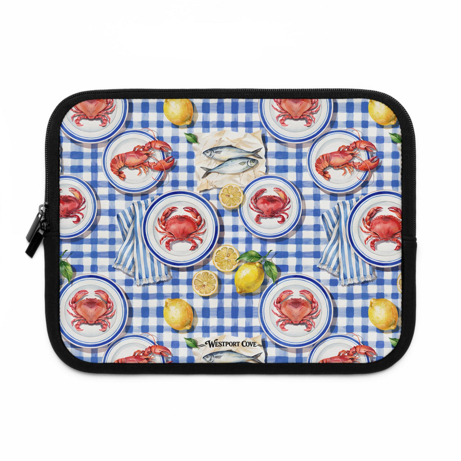Seafood Picnic - Safe Harbor Laptop Sleeve - Westport Cove
