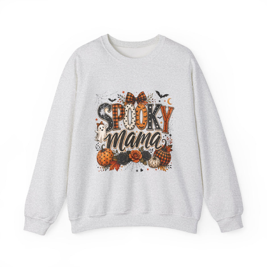 Spooky Mama Sweatshirt — Halloween Pumpkin Mom Crewneck - Westport Cove