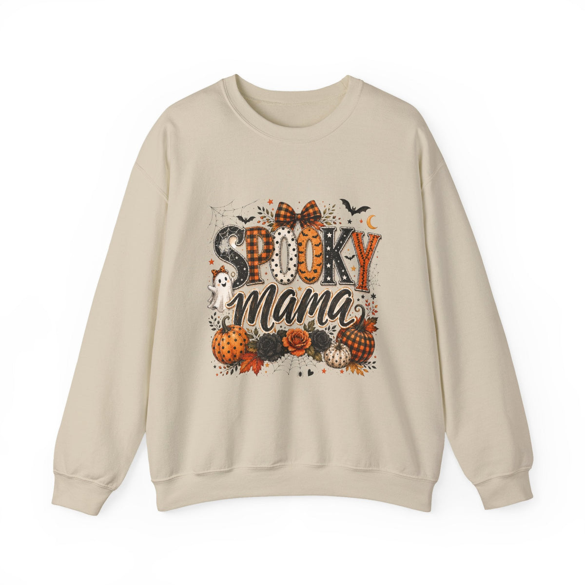Spooky Mama Sweatshirt — Halloween Pumpkin Mom Crewneck - Westport Cove