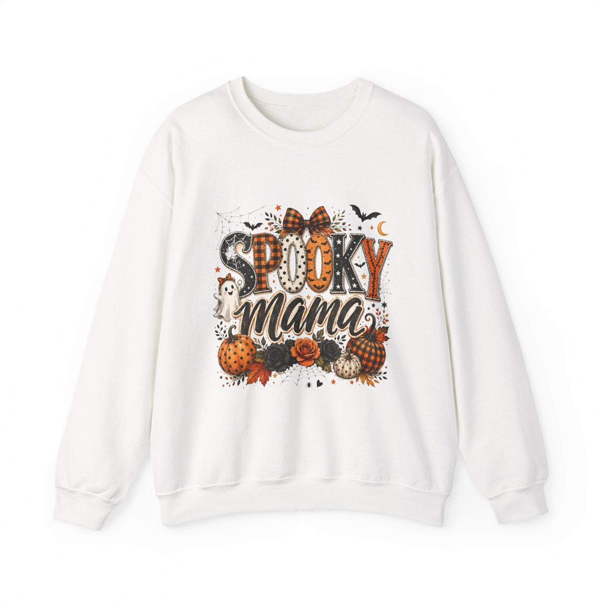 Spooky Mama Sweatshirt — Halloween Pumpkin Mom Crewneck - Westport Cove