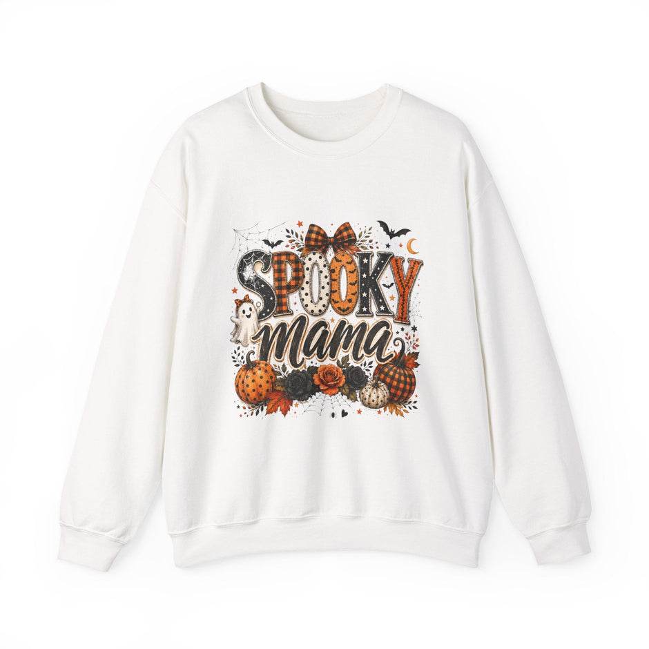 Spooky Mama Sweatshirt — Halloween Pumpkin Mom Crewneck - Westport Cove