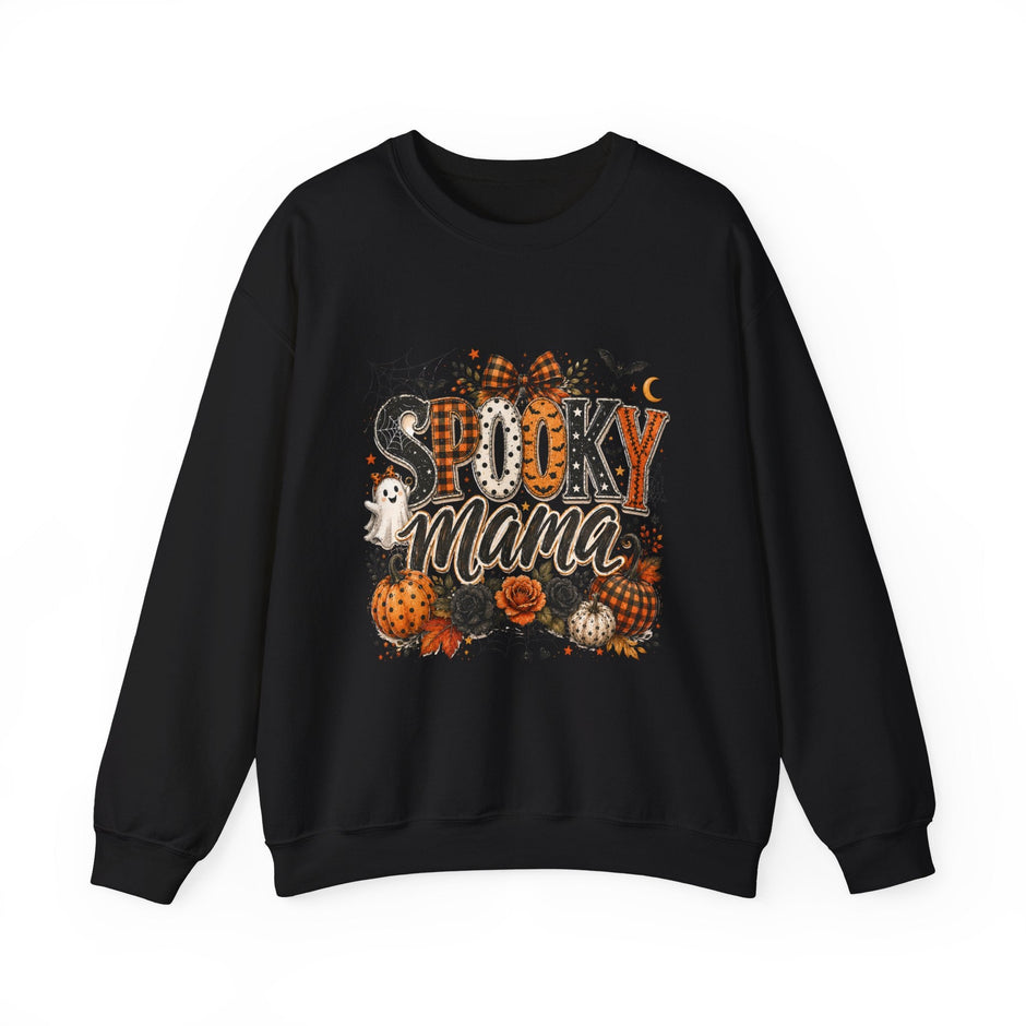 Spooky Mama Sweatshirt — Halloween Pumpkin Mom Crewneck - Westport Cove
