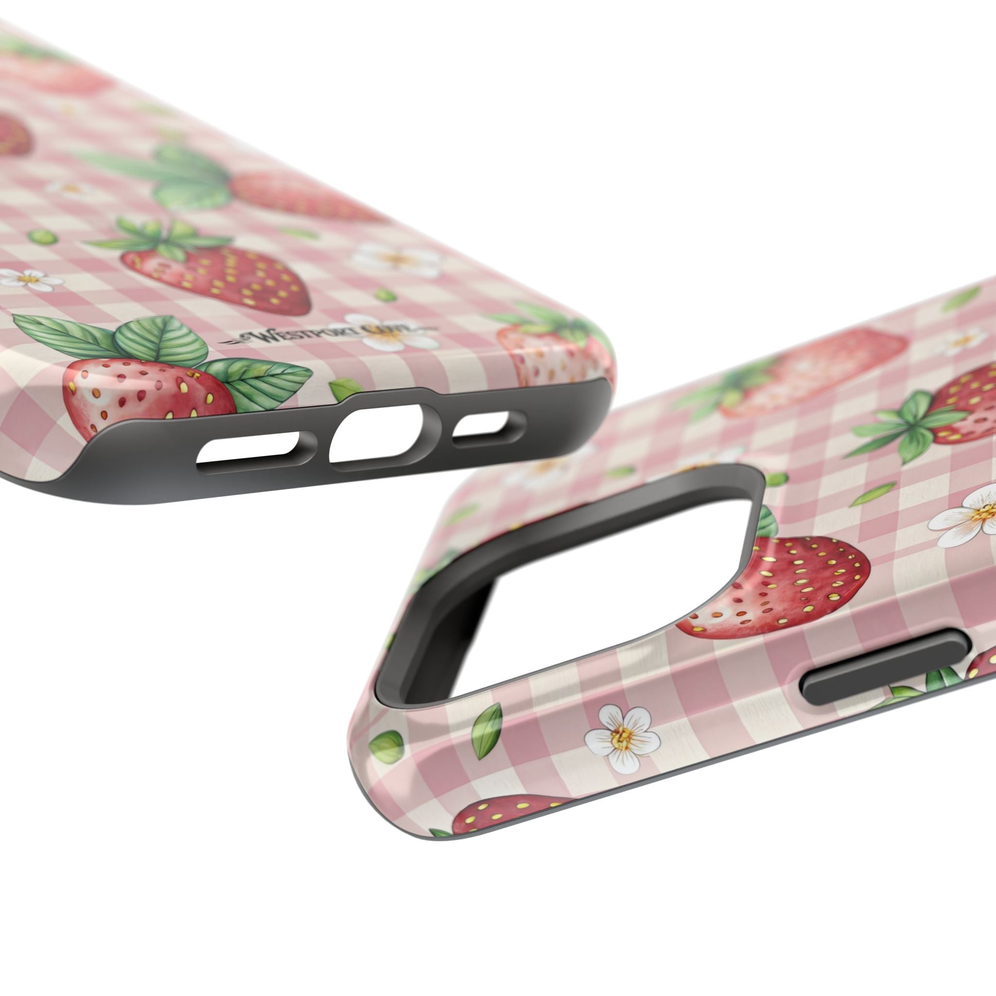 Strawberry Gingham - Extreme MagSafe Phone Case - Westport Cove