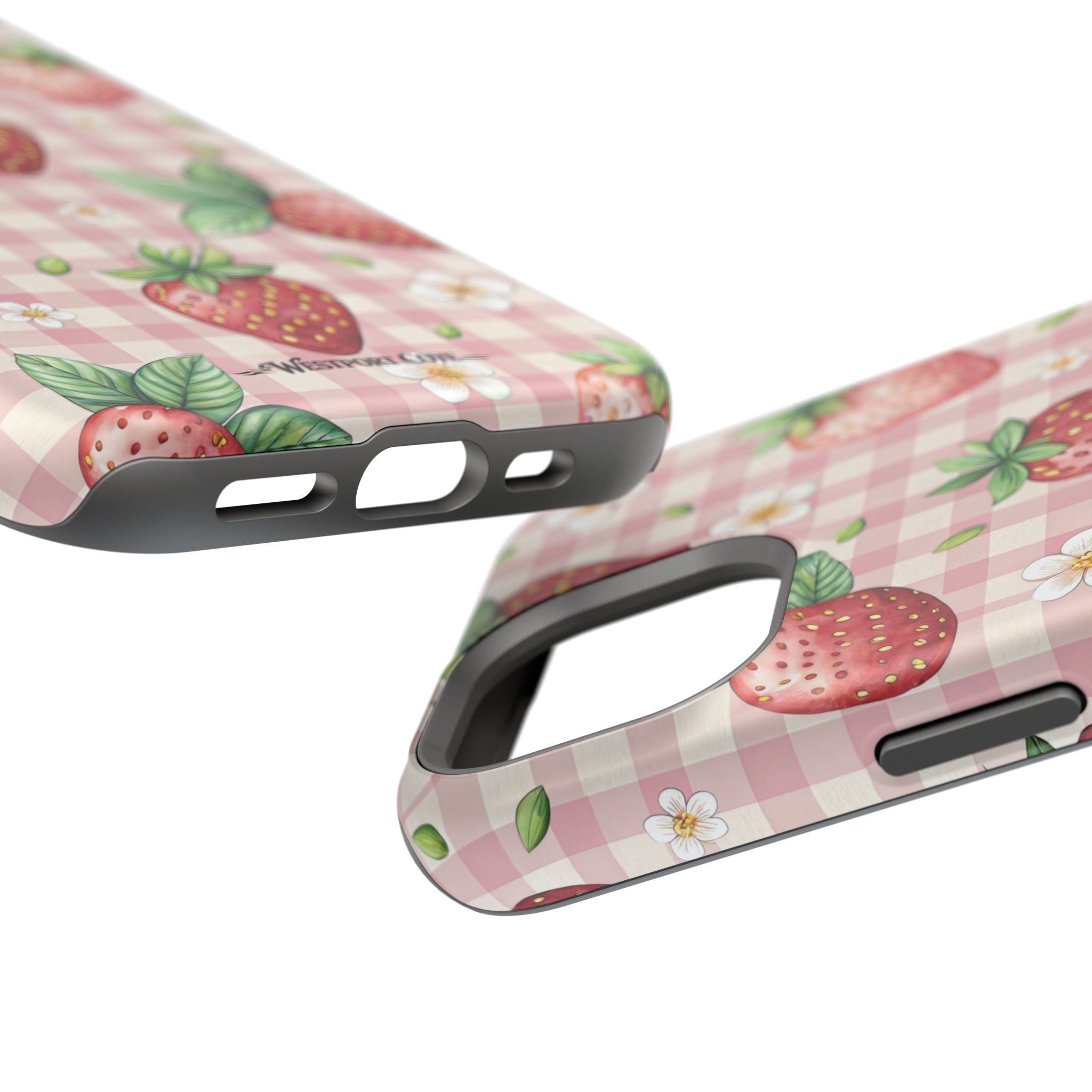 Strawberry Gingham - Extreme MagSafe Phone Case - Westport Cove