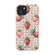Strawberry Gingham - Extreme MagSafe Phone Case - Westport Cove