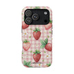 Strawberry Gingham - Extreme MagSafe Phone Case - Westport Cove