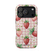 Strawberry Gingham - Extreme MagSafe Phone Case - Westport Cove