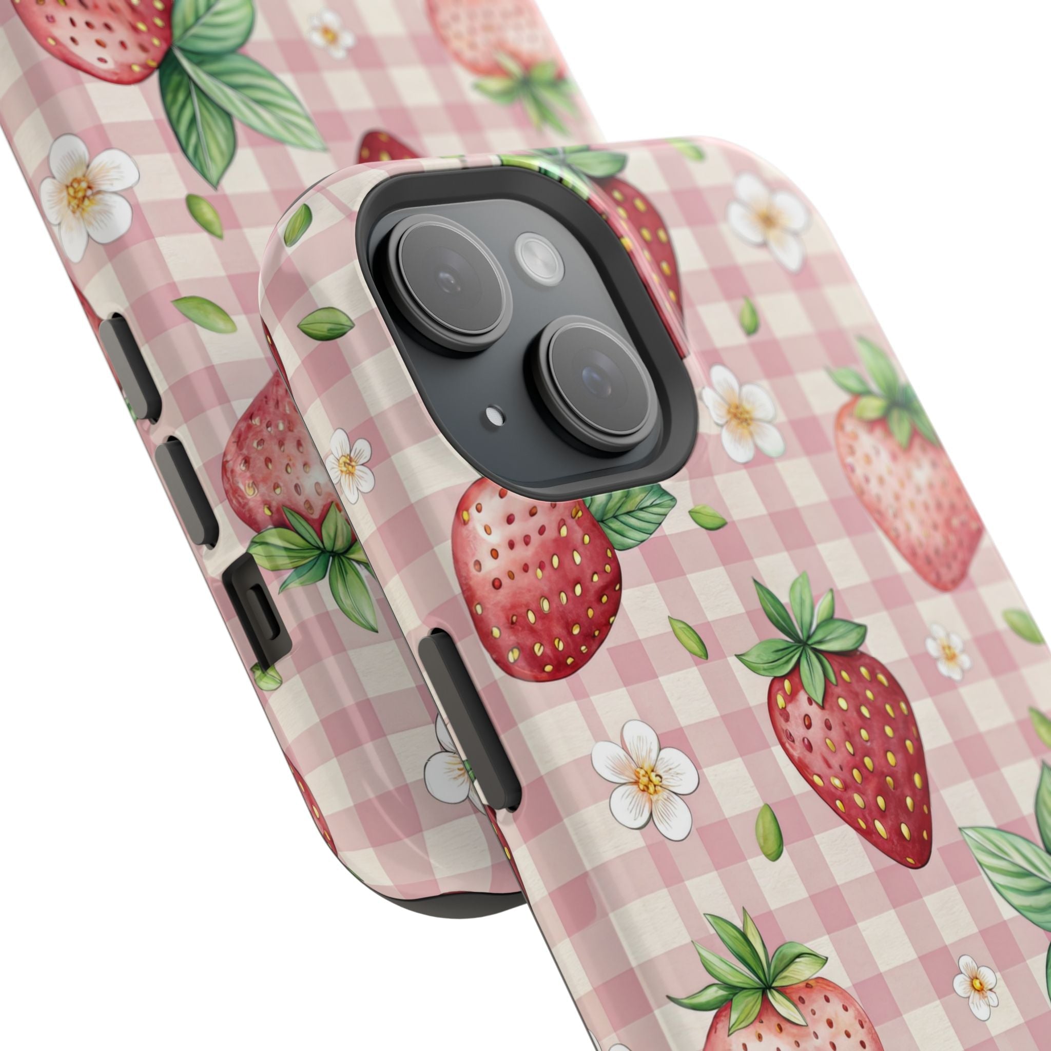 Strawberry Gingham - Extreme MagSafe Phone Case - Westport Cove