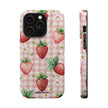 Strawberry Gingham - Extreme MagSafe Phone Case - Westport Cove